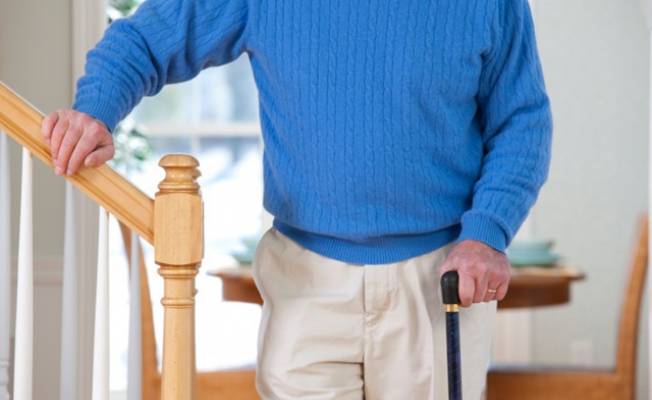 мужчина с тростью