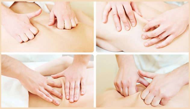 приемы в массаже спины