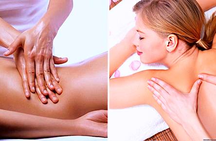 общий массаж спины