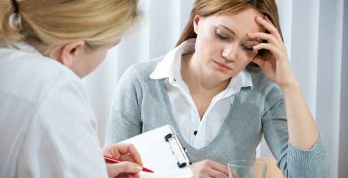 женщина у врача